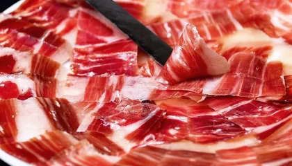 plato de jamon iberico